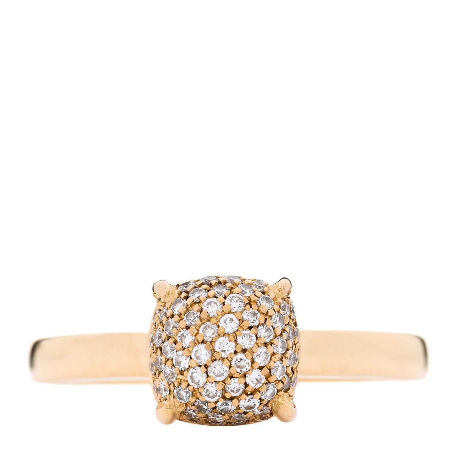 18K Yellow Gold Diamond 7mm Paloma Picasso Sugar Stacks Ring 52 6