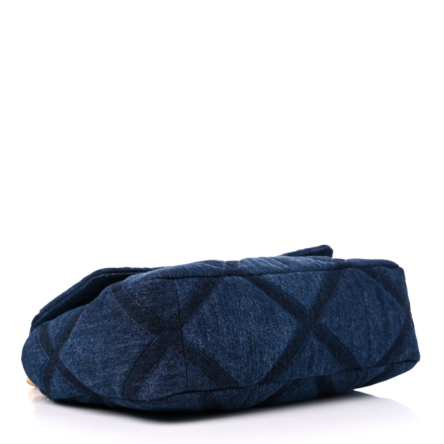 Chanel Denim Quilted Medium Chanel 19 Flap Blue 4 of 10