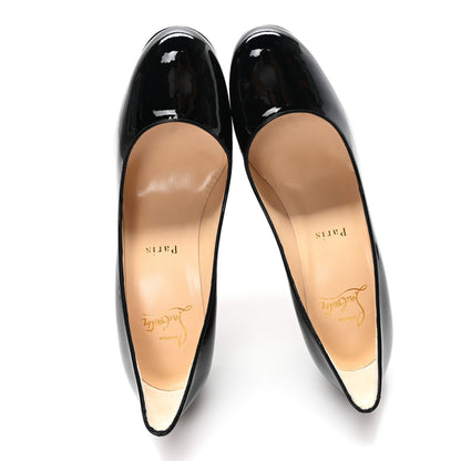 Christian Louboutin Patent Lady Gena 85 Pumps 35 Black 2 of 9