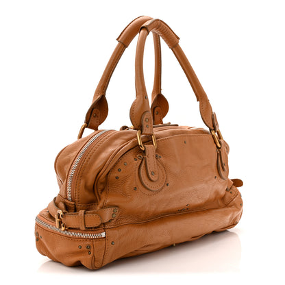 Chloe Calfskin Large Paddington Satchel Beige 3 of 10