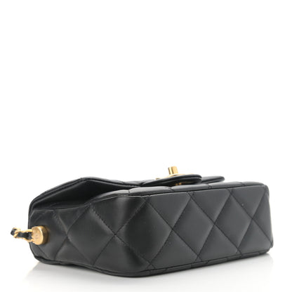 Chanel Lambskin Quilted Mini My Perfect Flap Black 4 of 12