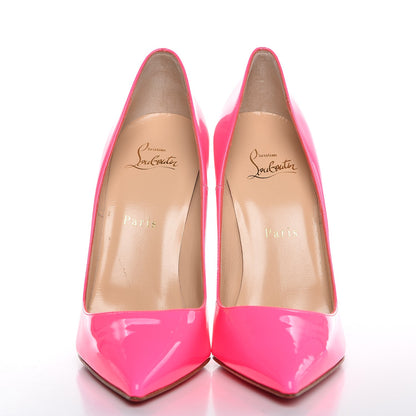 Christian Louboutin Patent So Kate 120 Pumps 39 Shocking Pink 2 of 7