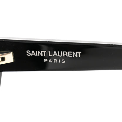 Saint Laurent Acetate Mica Cat Eye Sunglasses SL 276 Black 5 of 7