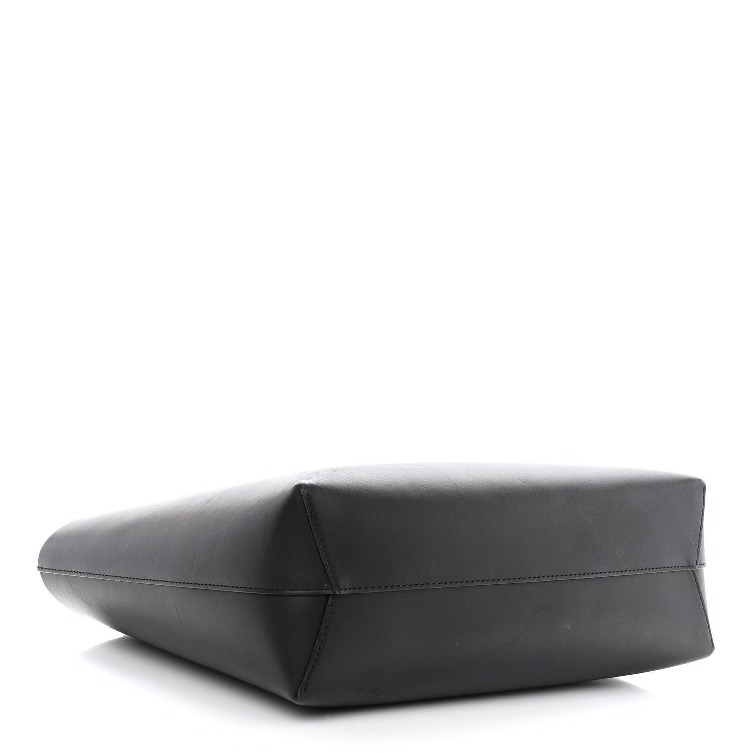 Mansur Gavriel Saffiano Large Shopping Tote Black Flamma 5 of 13
