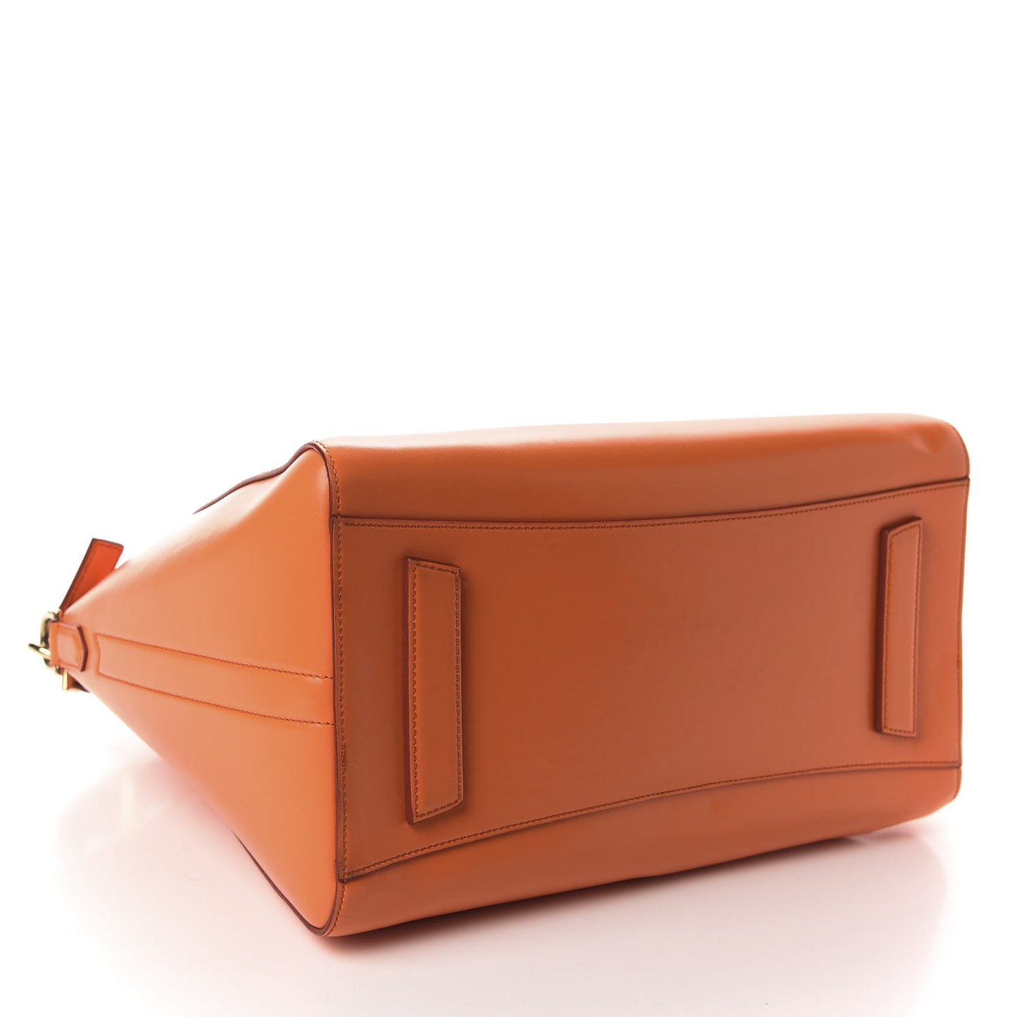Shiny Lord Calfskin Medium Antigona Orange
