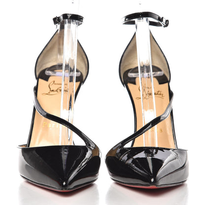 Christian Louboutin Patent Fliketta 100 Pumps 37.5 Black 3 of 11