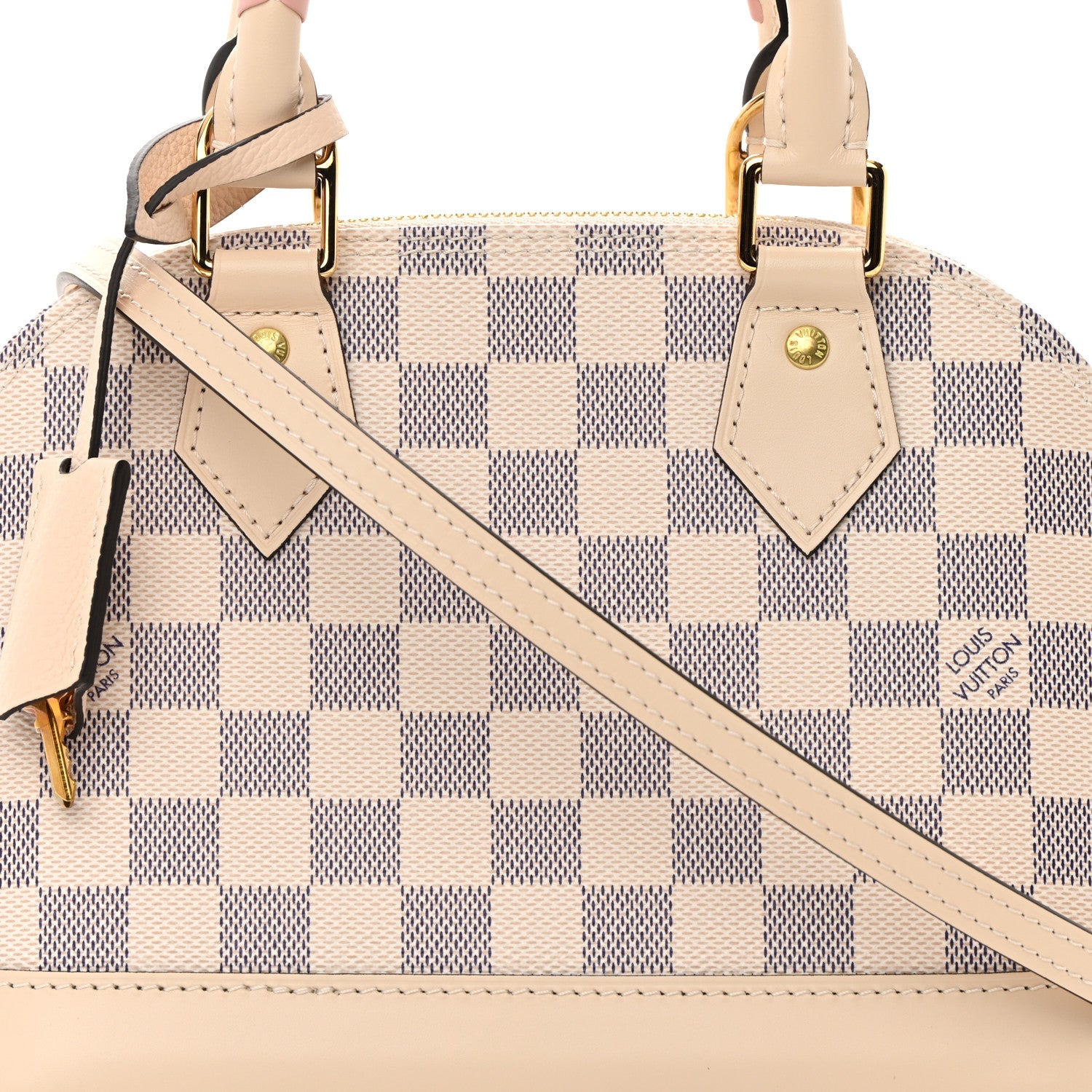 Louis Vuitton Damier Azur Braided Alma BB 7 of 12