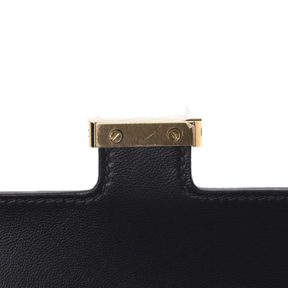 Hermes Matte Alligator Constance Wallet Black 8 of 17