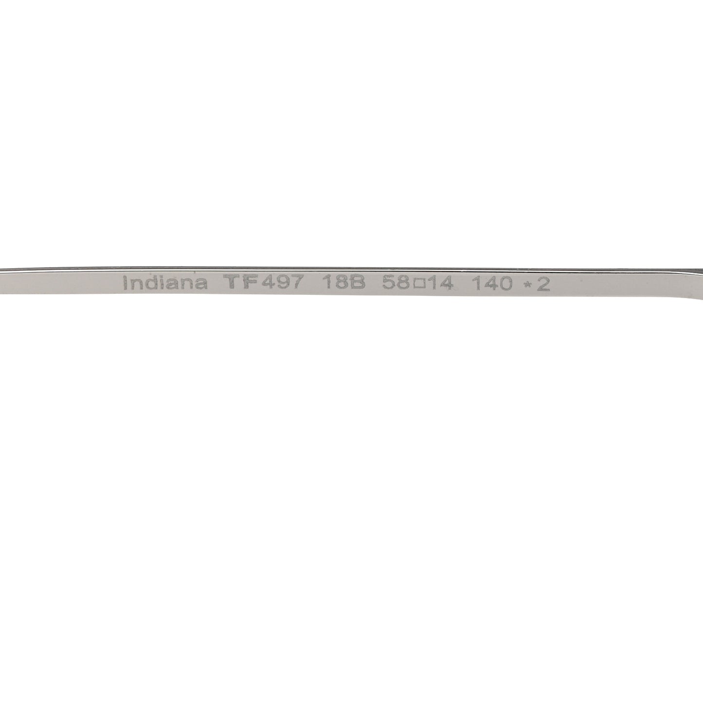 Indiana Aviator Sunglasses TF497 Silver