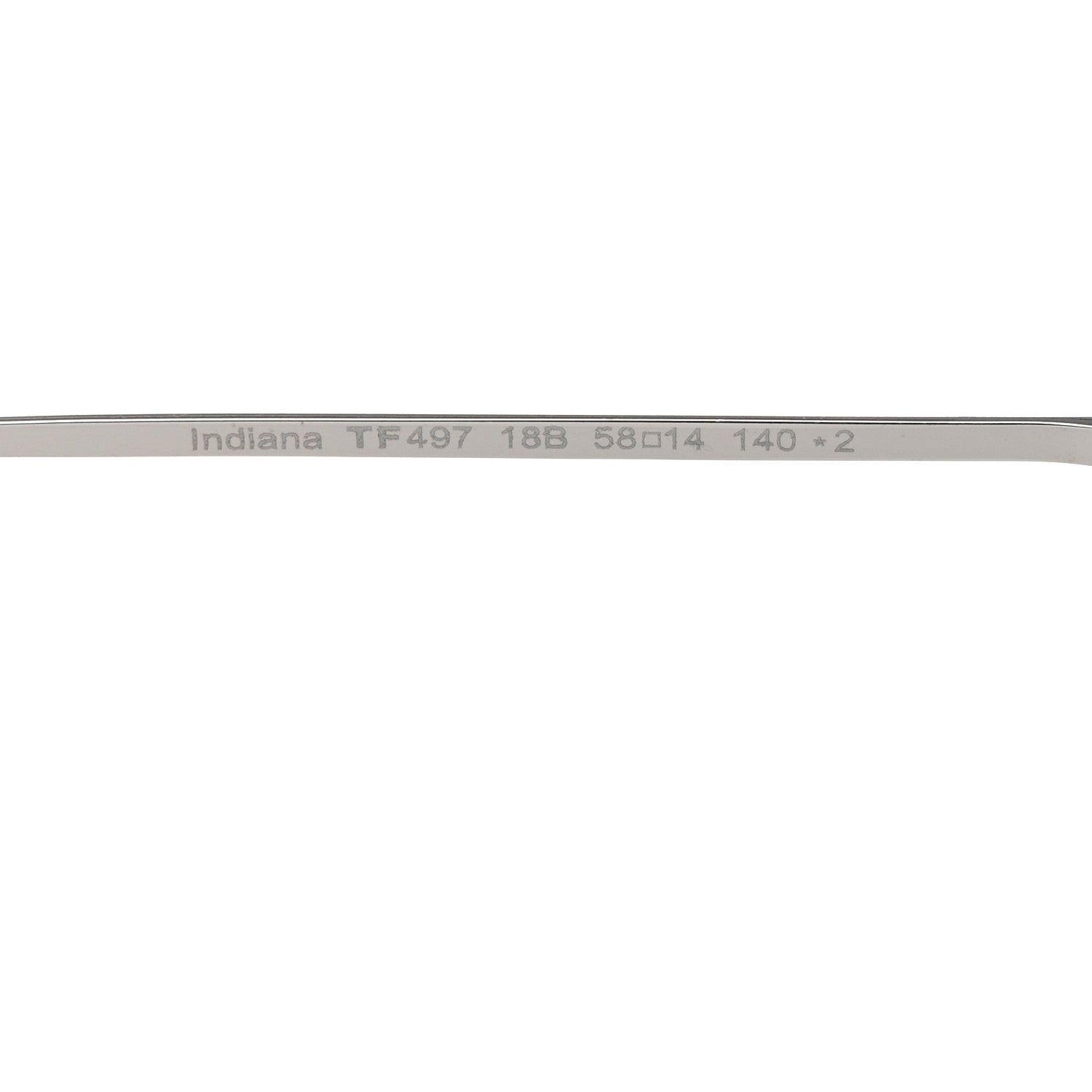 Tom Ford Indiana Aviator Sunglasses TF497 Silver 5 of 8