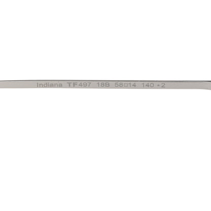 Tom Ford Indiana Aviator Sunglasses TF497 Silver 5 of 8
