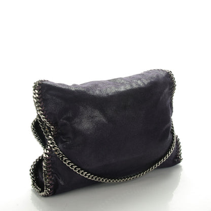 Stella McCartney Shaggy Deer Falabella Fold Over Tote Purple 3 of 9