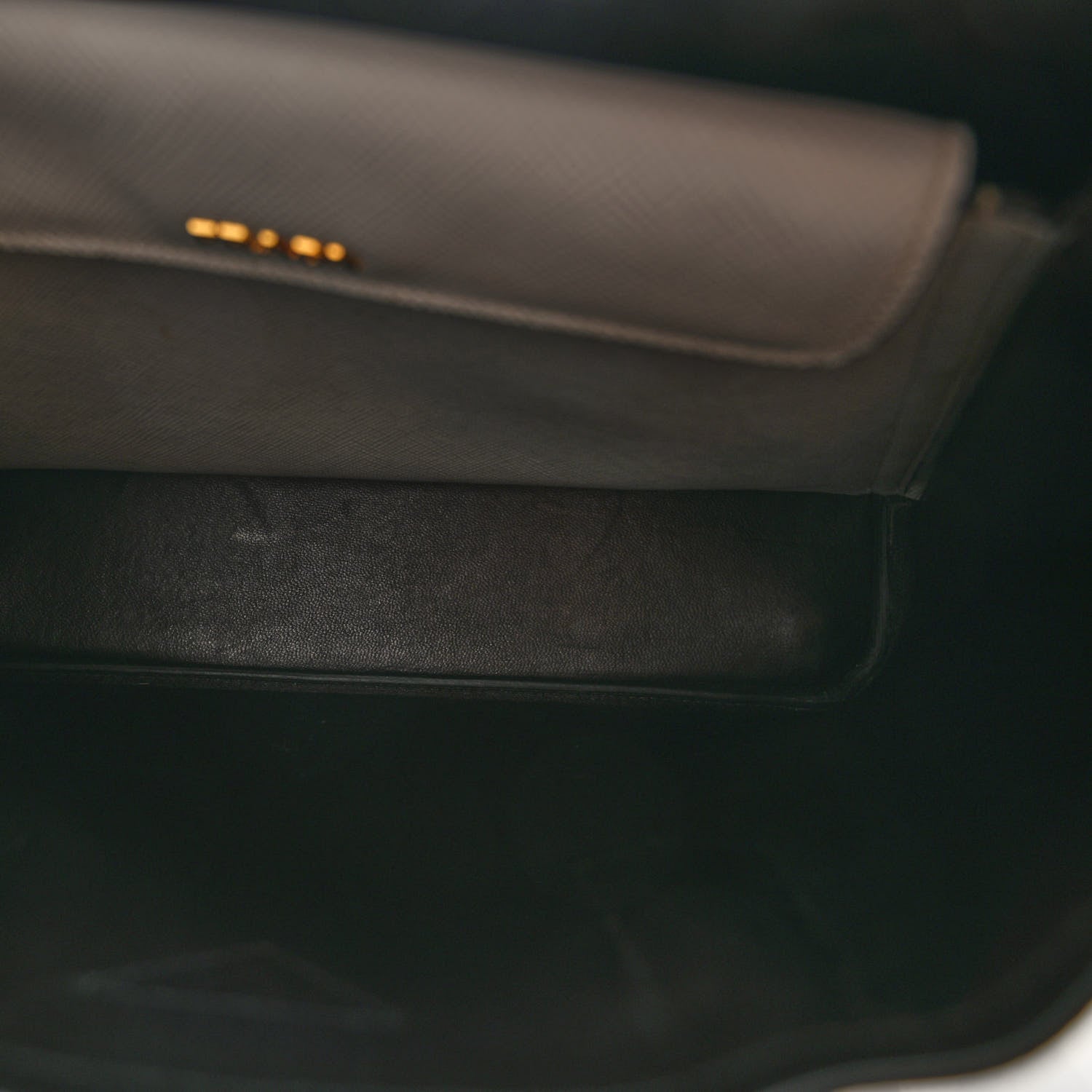 Prada Saffiano Cuir Medium Double Handle Bag Talco 5 of 10