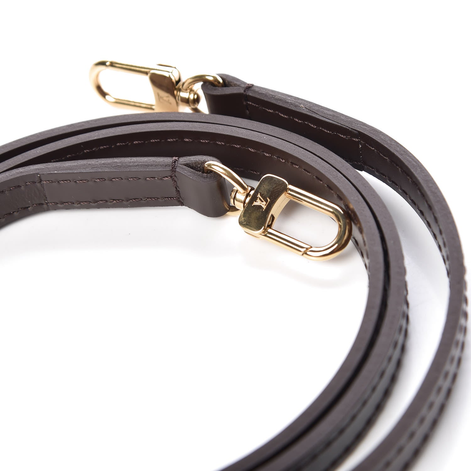 Louis Vuitton Calfskin 16mm Shoulder Strap Brown 3 of 3