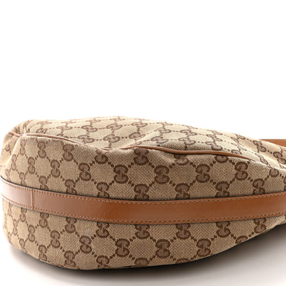 Gucci Monogram GG Twins Hobo Tan 9 of 11