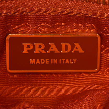 Prada Tessuto Nylon Gaufre Shopping Satchel Papaya 6 of 10