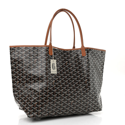 Goyard Goyardine Saint Louis GM Black Gold 4 of 11