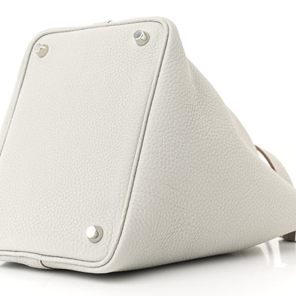 Hermes Taurillon Clemence Picotin Lock 18 PM Gris Perle 10 of 11