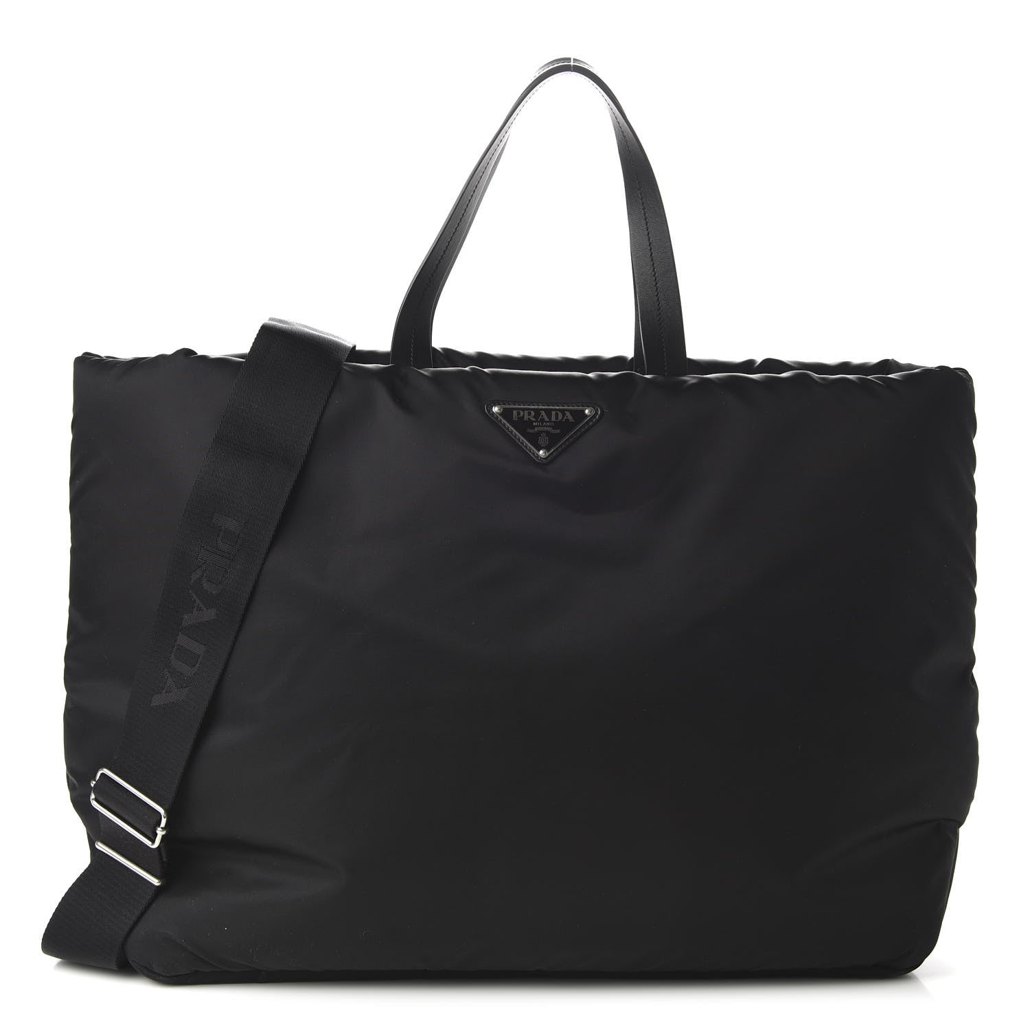 Prada Tessuto Nylon Tote Black 1 of 10
