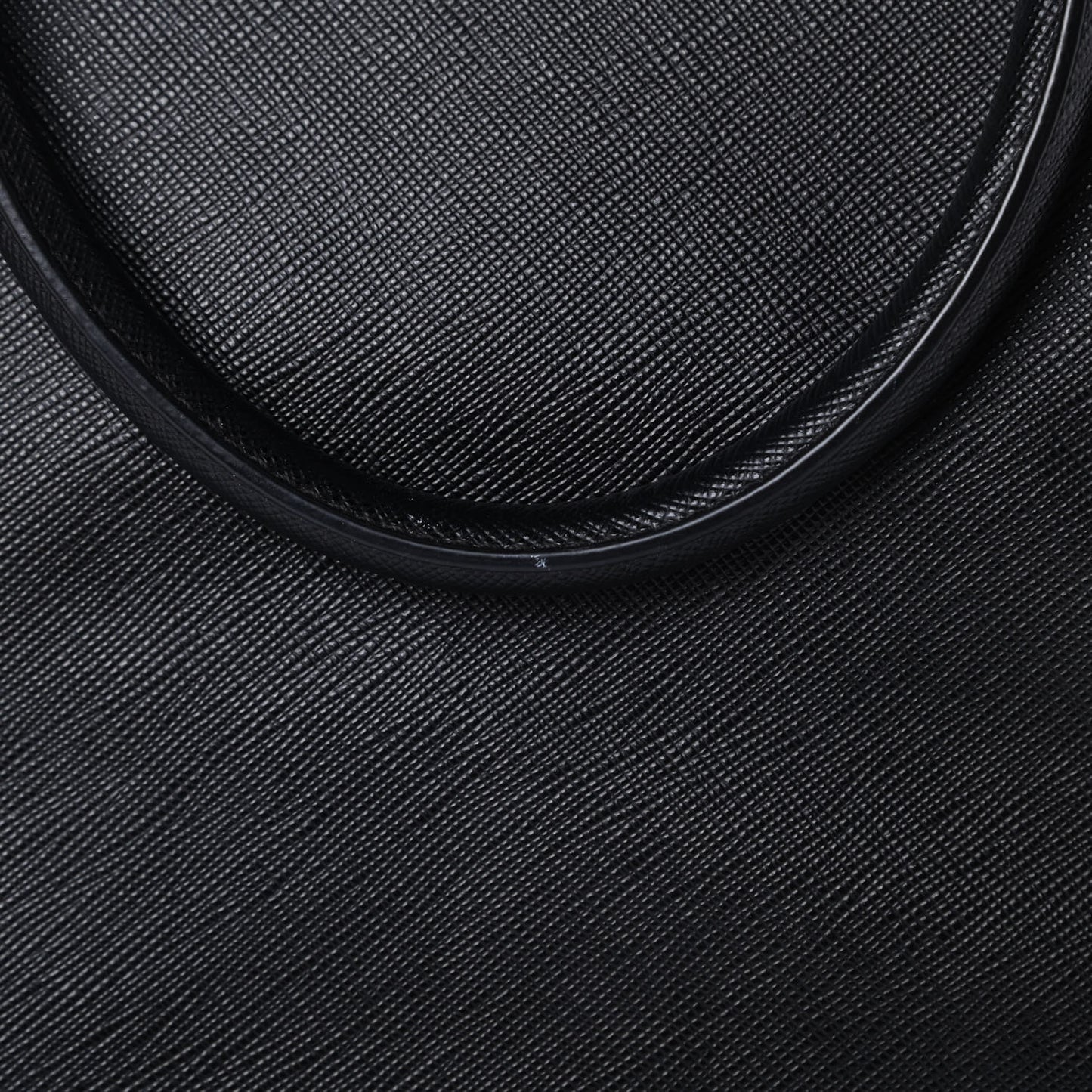 Saffiano Medium Galleria Double Zip Tote Black