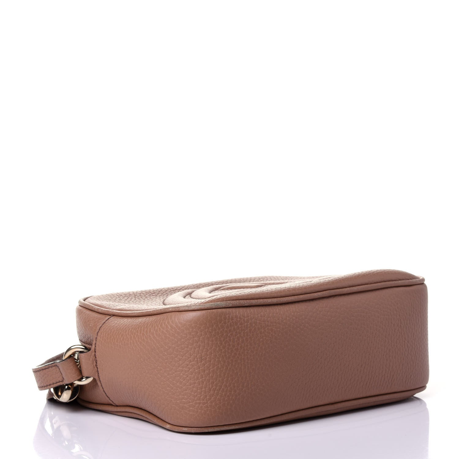 Gucci Pebbled Calfskin Small Soho Disco Bag Camelia 3 of 5