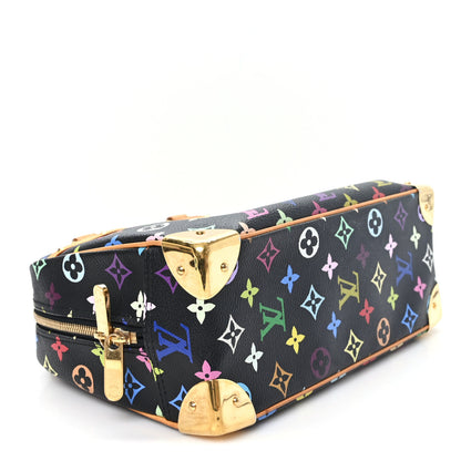 Louis Vuitton Monogram Multicolor Trouville Black 4 of 9