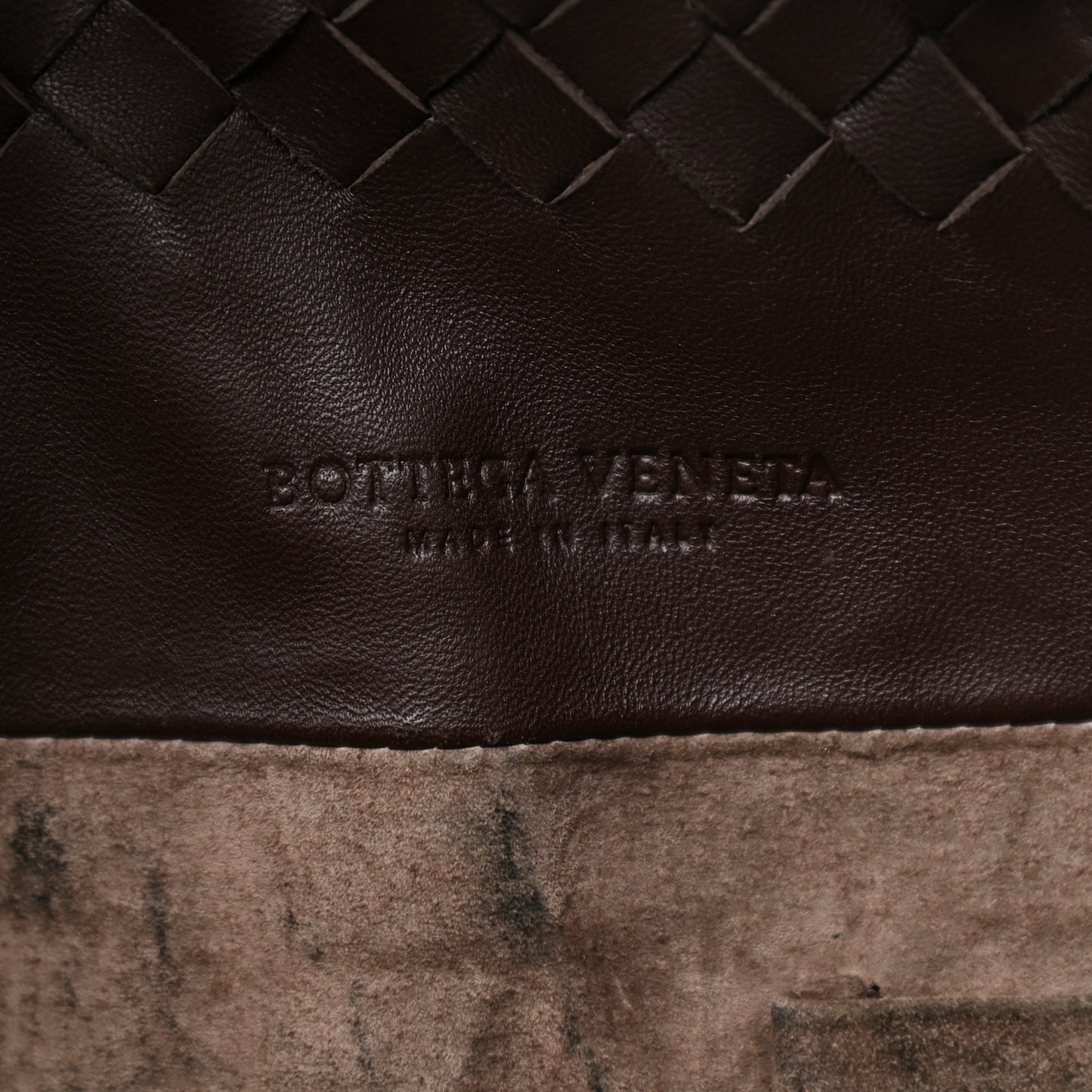 Nappa Intrecciato Large Tote Ebano
