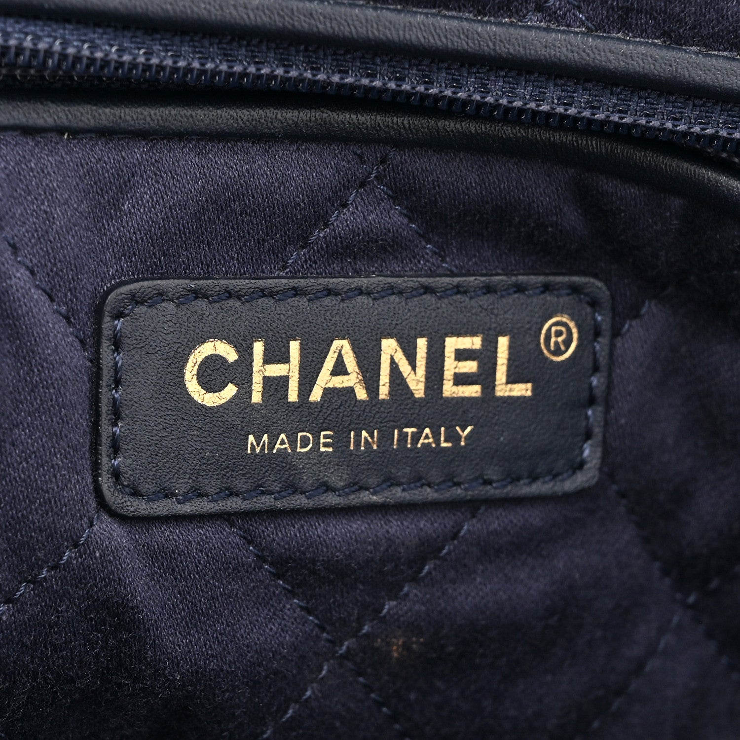 Chanel Shaded Calfskin Quilted Chanel 22 Blue Dark Blue 8 of 15