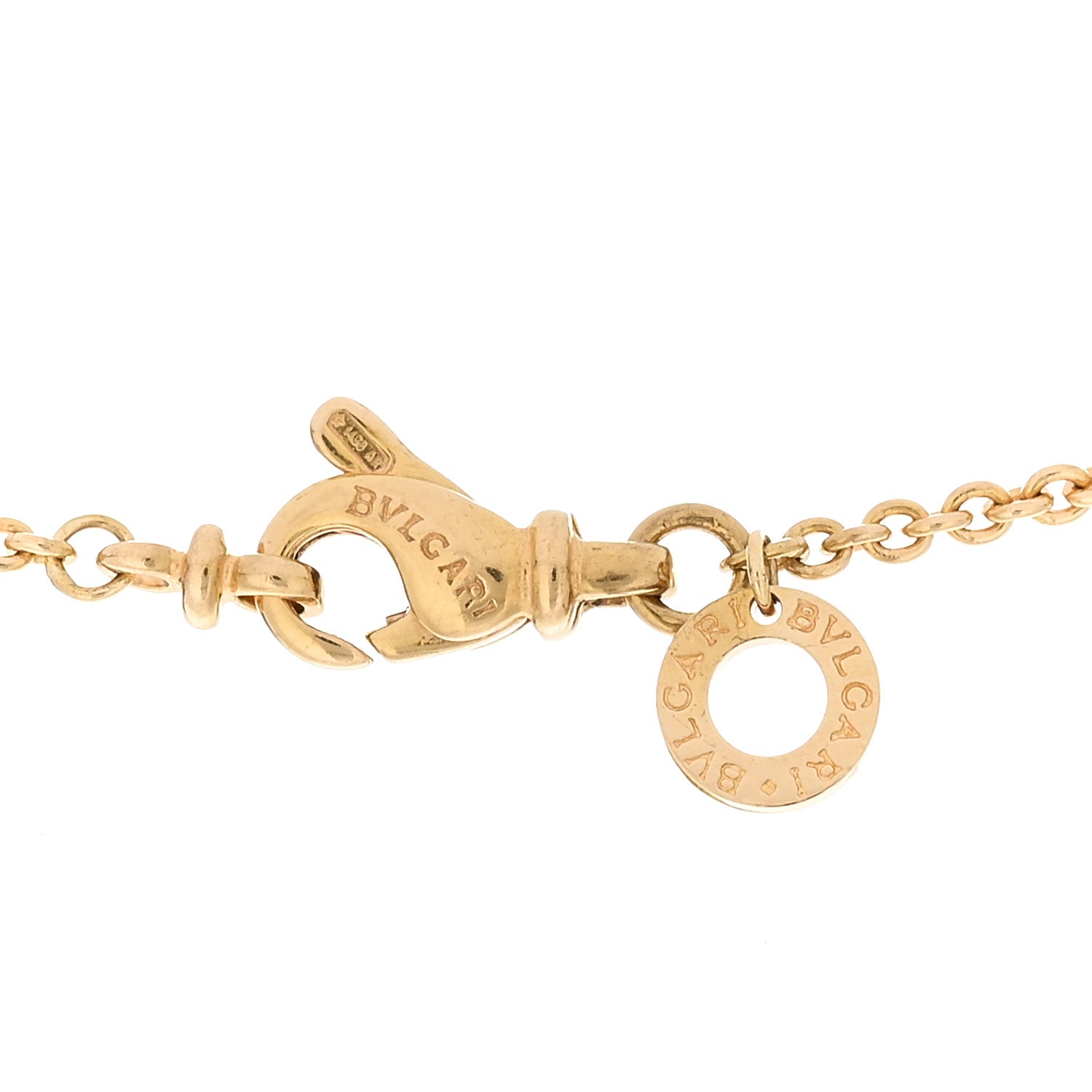 Bulgari 18K Yellow Gold B.Zero1 Pendant Necklace 4 of 4