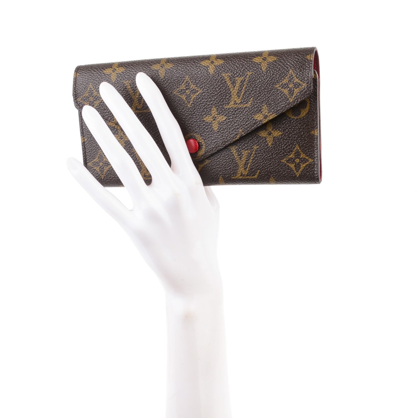 Monogram Josephine Wallet Red