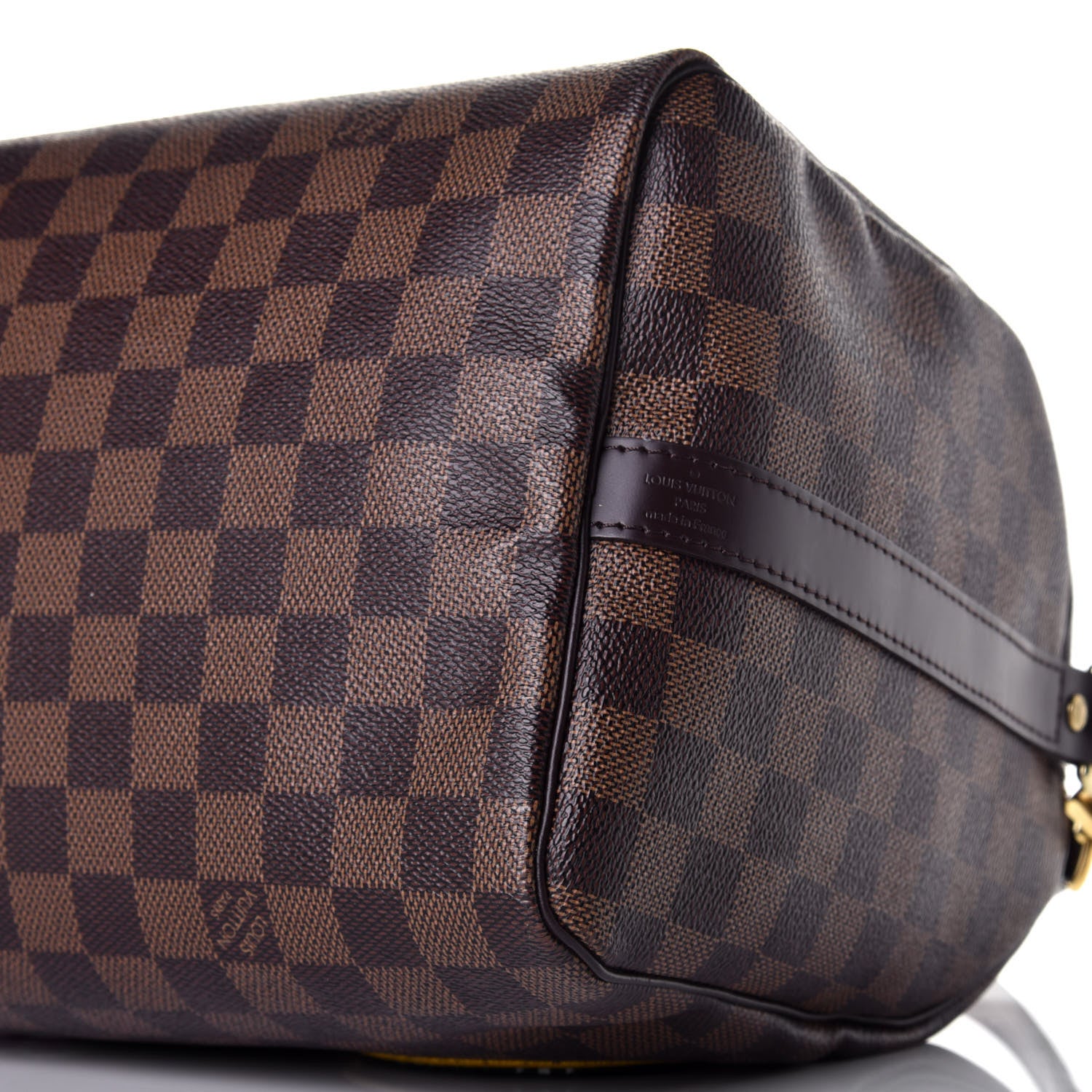 Louis Vuitton Damier Ebene Patches Speedy Bandouliere 30 10 of 12