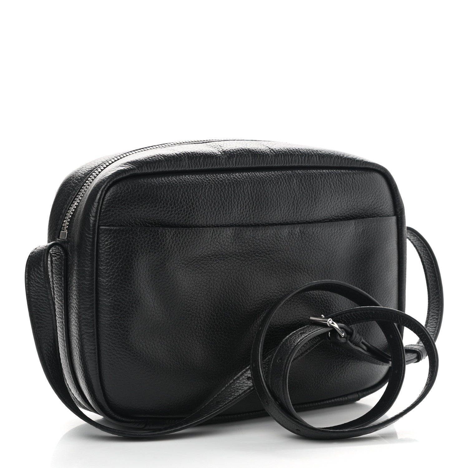 Balenciaga Calfskin Logo M Everyday Camera Bag Black 3 of 10