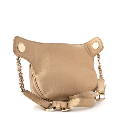 Chanel Metallic Calfskin Quilted Waist Bag Gold 3 of 12