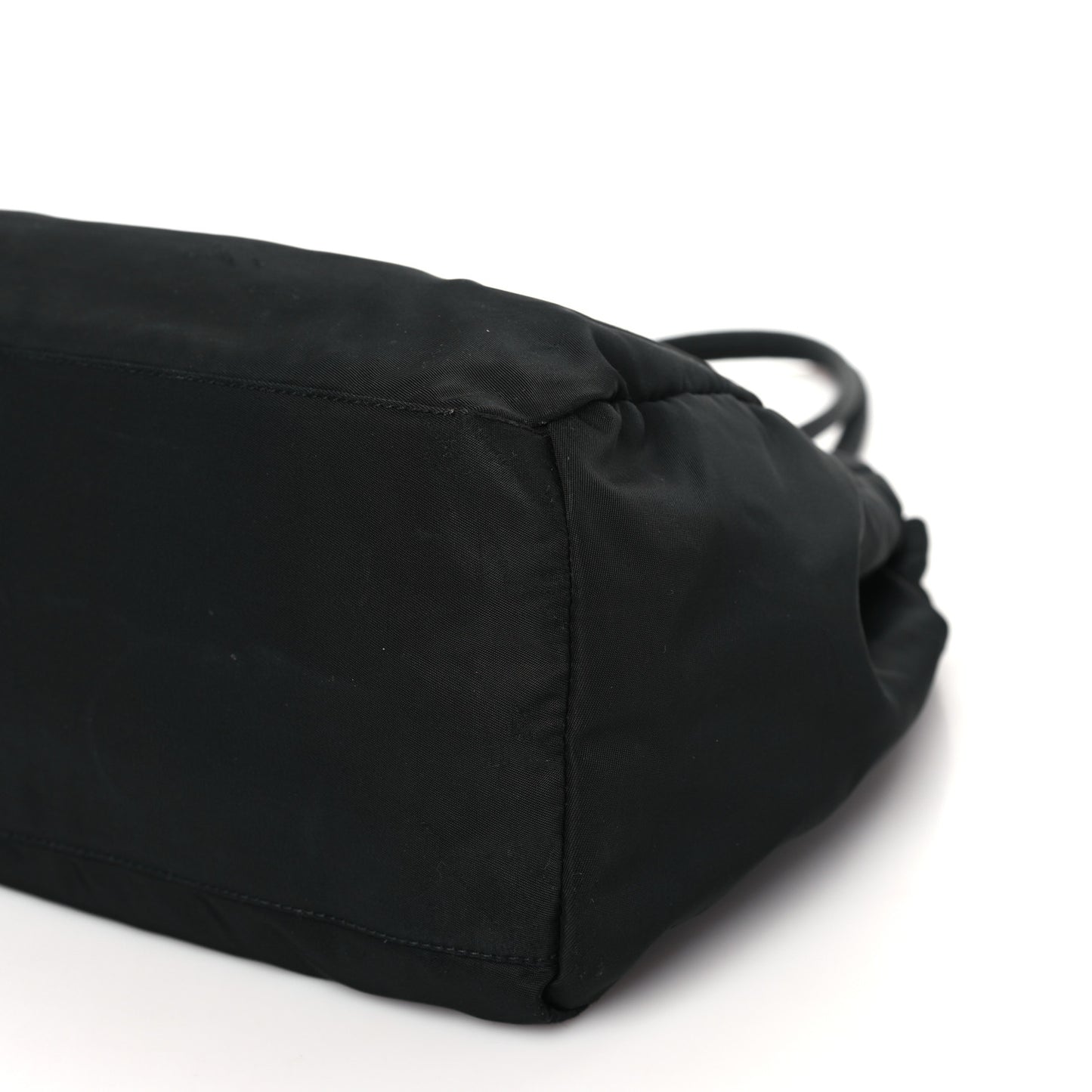 Nylon Tessuto Shopping Tote Black
