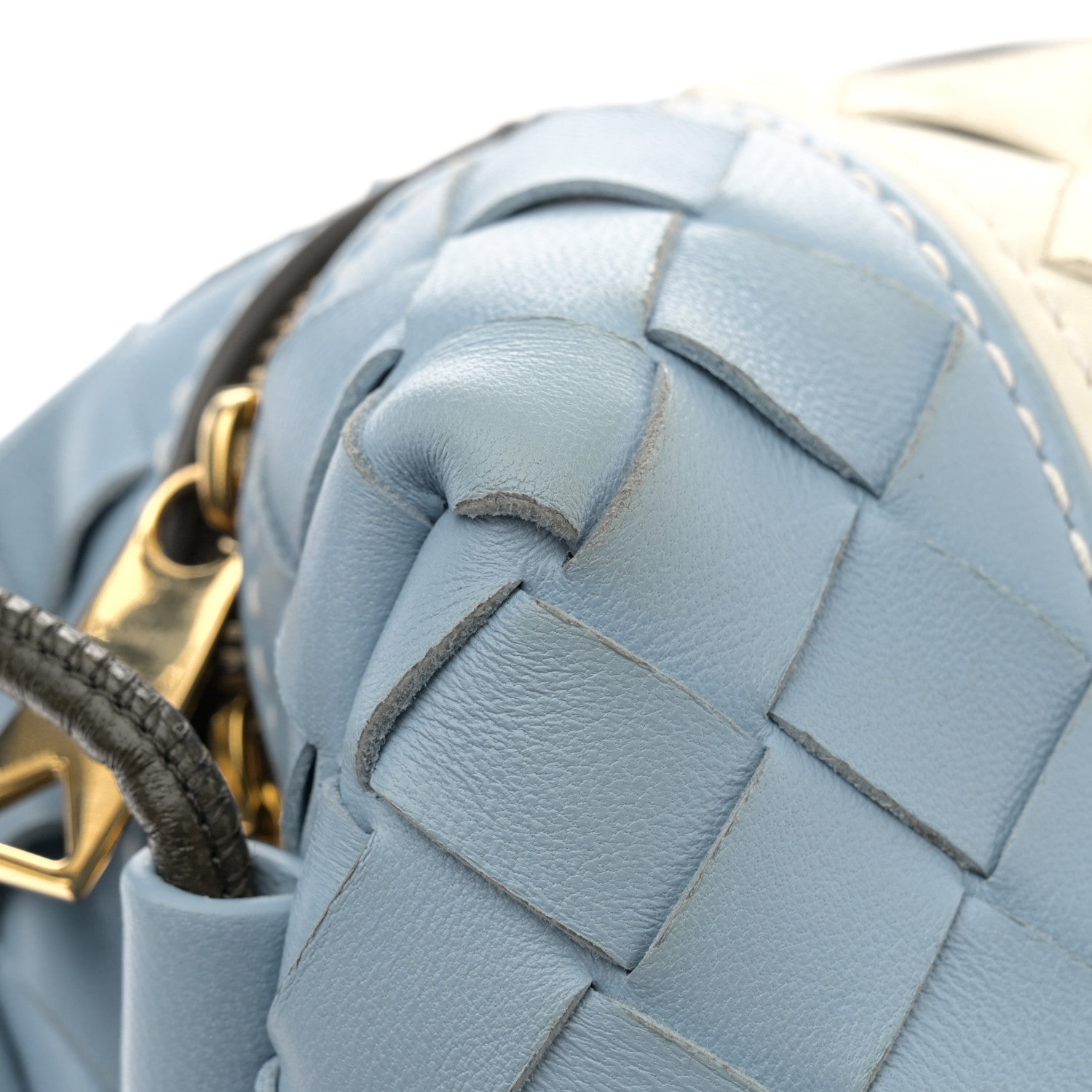 Bottega Veneta Nappa Intrecciato Small Loop Camera Bag Sea Salt Ice Kaki 11 of 11