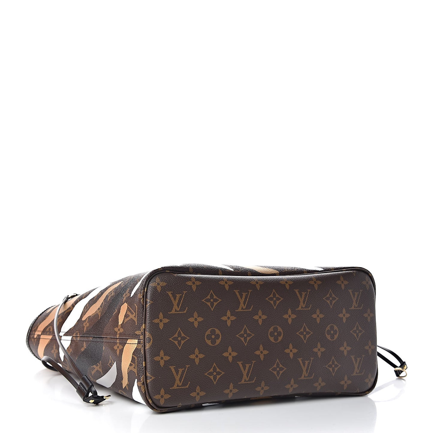 X LOL Monogram Neverfull MM Gold Silver