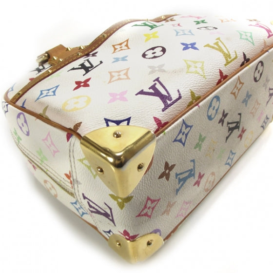 Monogram Multicolor Trouville White
