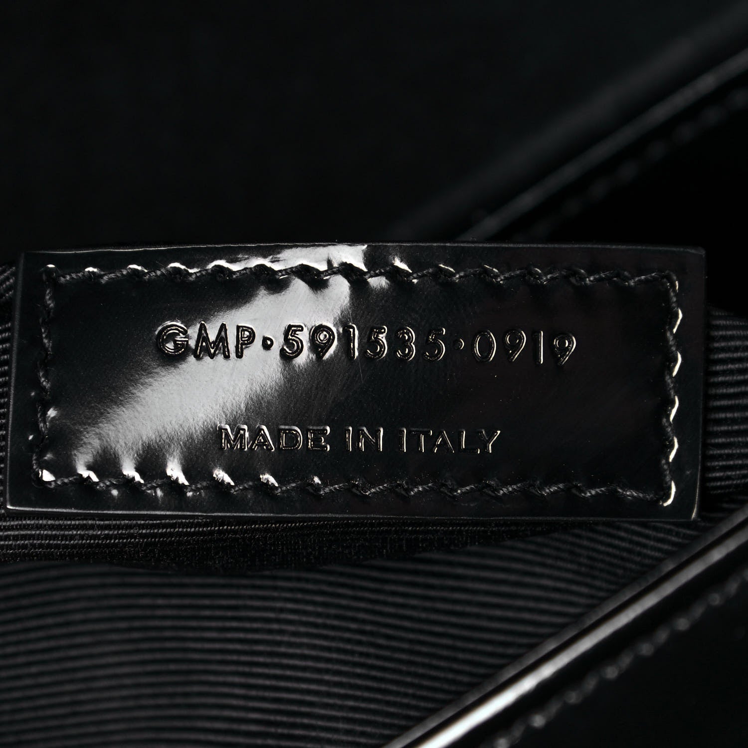 Saint Laurent Patent Le 90 Shoulder Bag Black 7 of 18