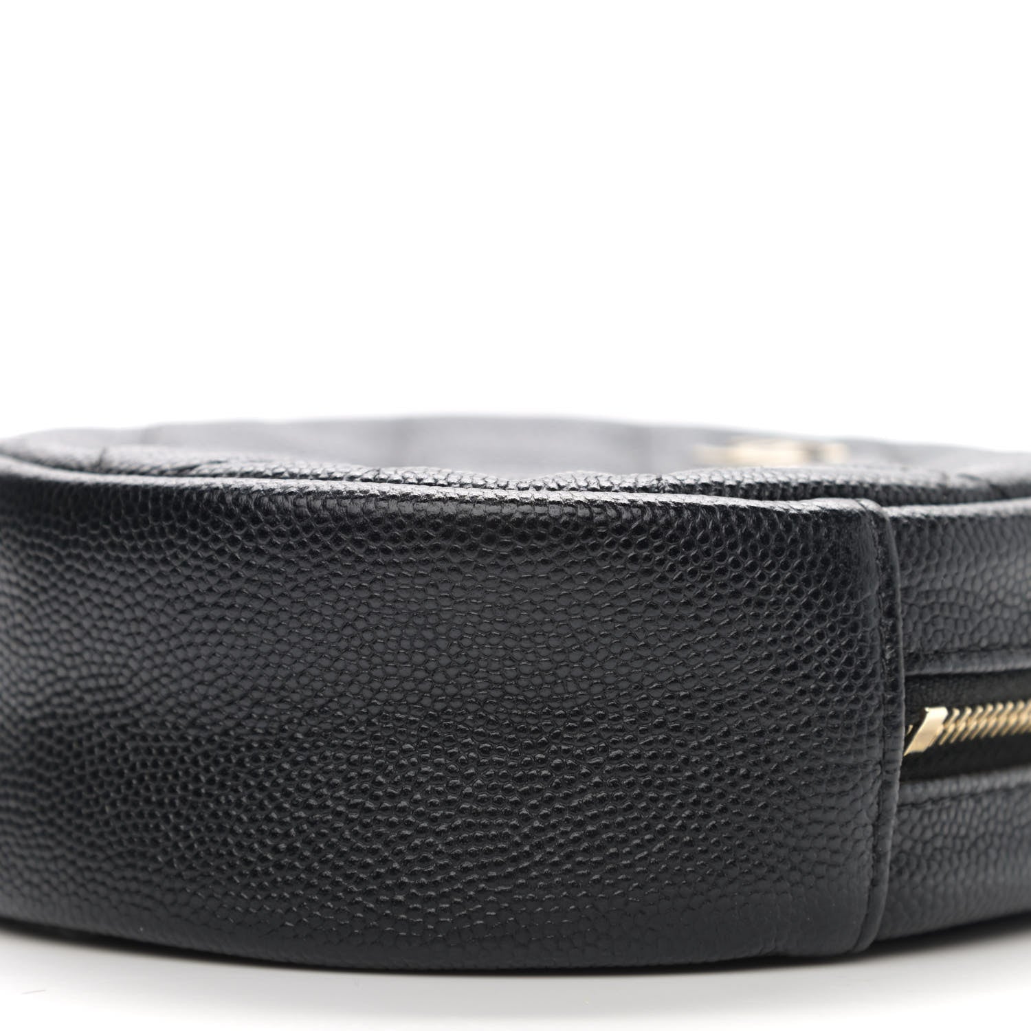 Chanel Caviar Quilted Round Clutch With Chain Black 10 of 11
