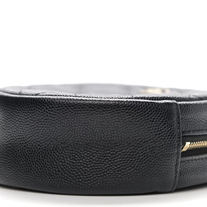 Chanel Caviar Quilted Round Clutch With Chain Black 10 of 11