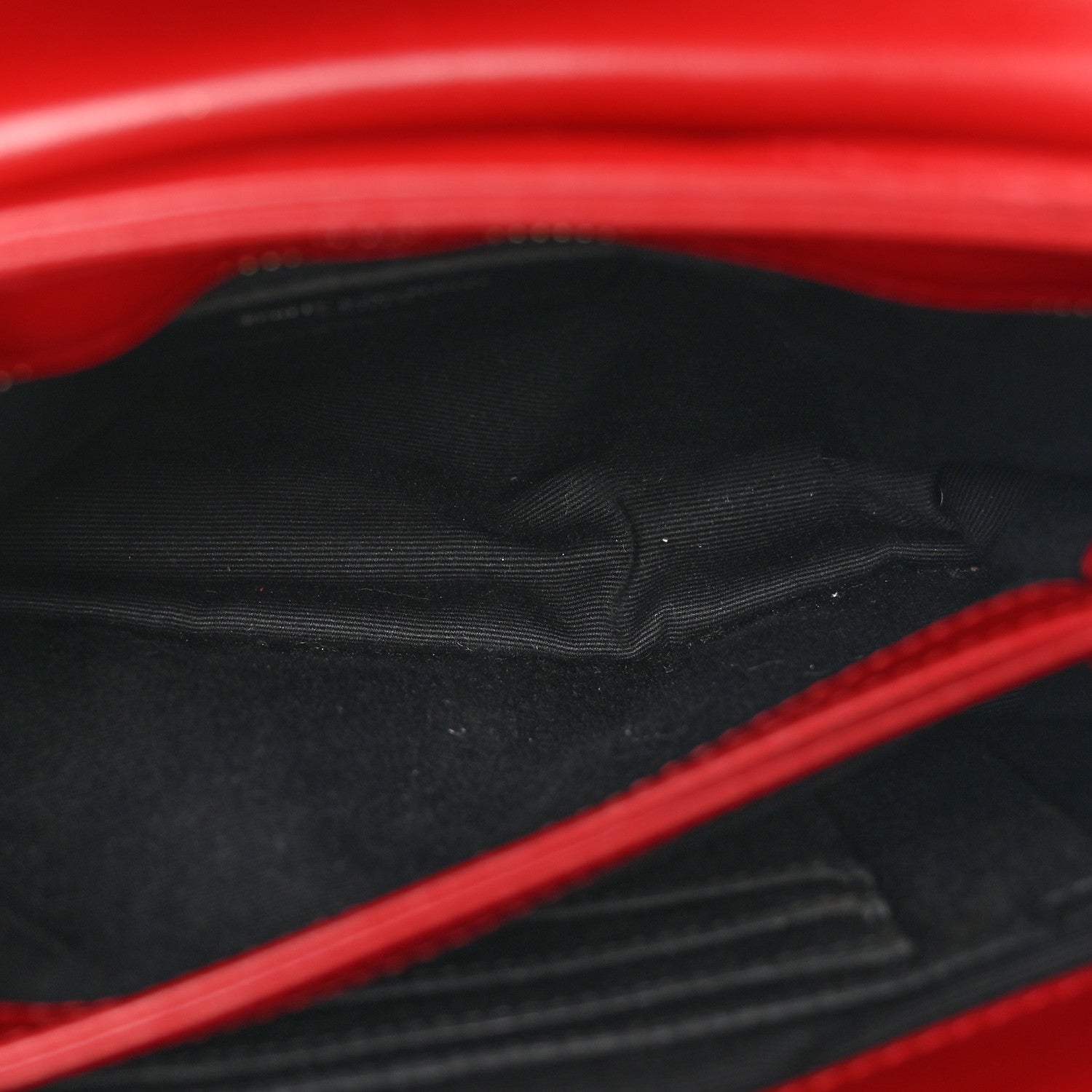 Saint Laurent Calfskin Y Quilted Monogram Toy Loulou Crossbody Bag Rouge Eros 7 of 11