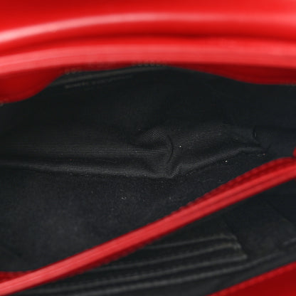 Saint Laurent Calfskin Y Quilted Monogram Toy Loulou Crossbody Bag Rouge Eros 7 of 11