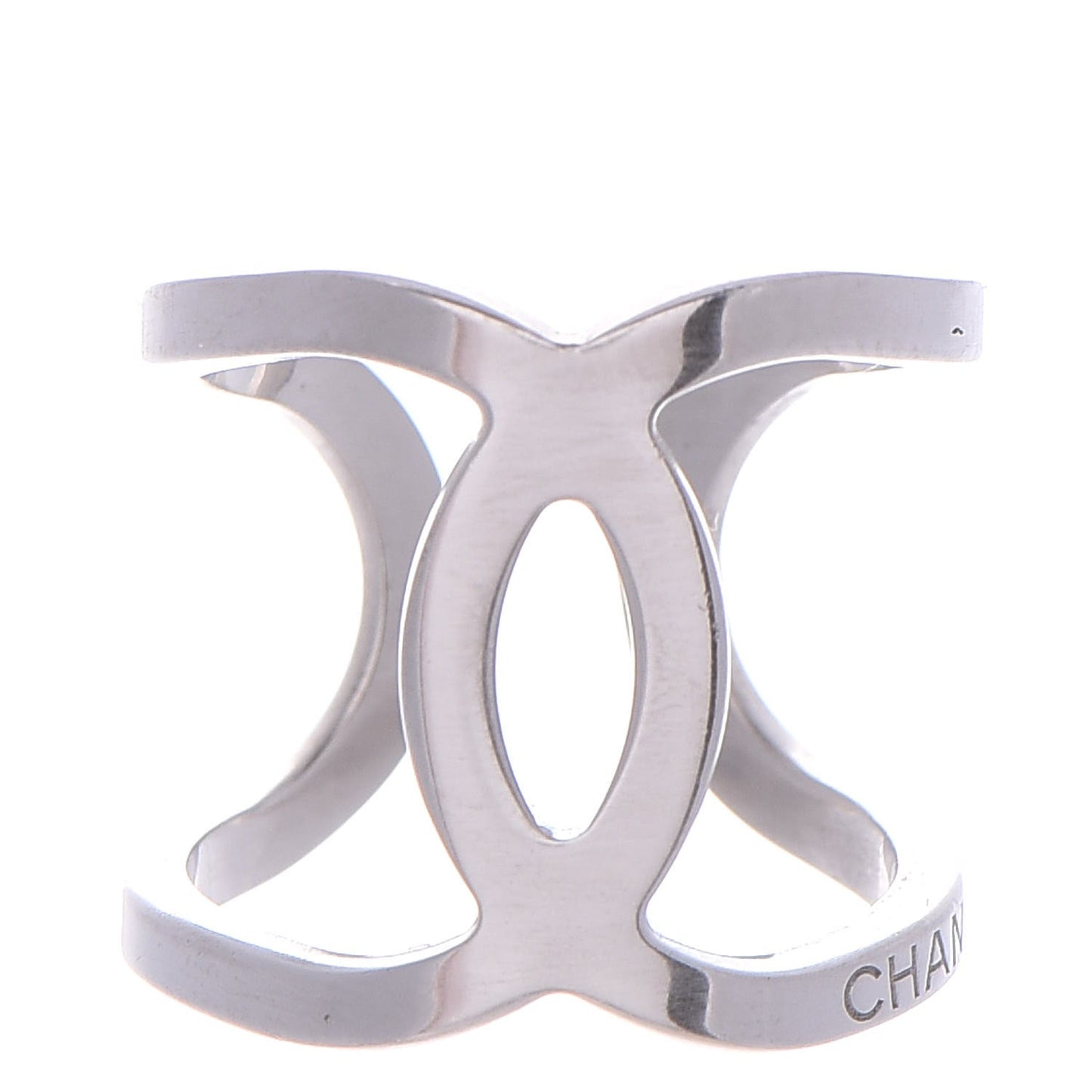 Metal CC Ring 57 8 Silver