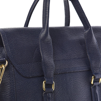 3.1 Phillip Lim 3.1 Textured Calfskin Large Pashli Satchel Ink 14 of 15