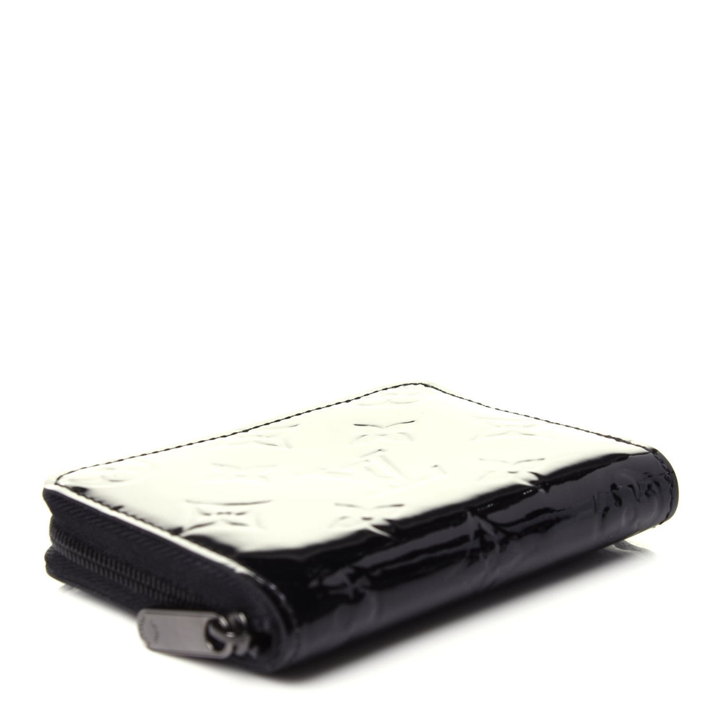 Vernis Zippy Coin Purse Wallet Noir Magnetique