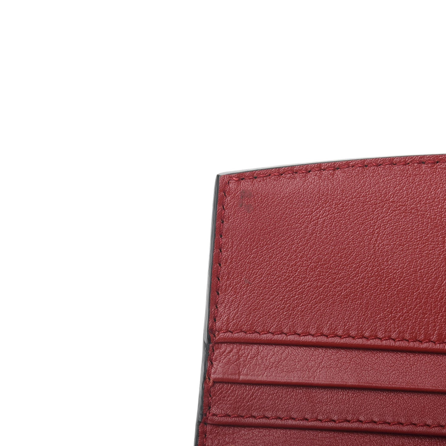 Grainy Calfskin House Check Continental Wallet Black