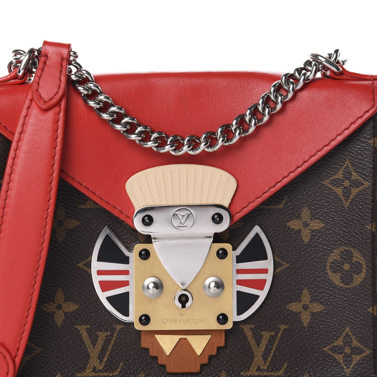 Louis Vuitton Monogram Pochette Mask PM Rouge 12 of 12