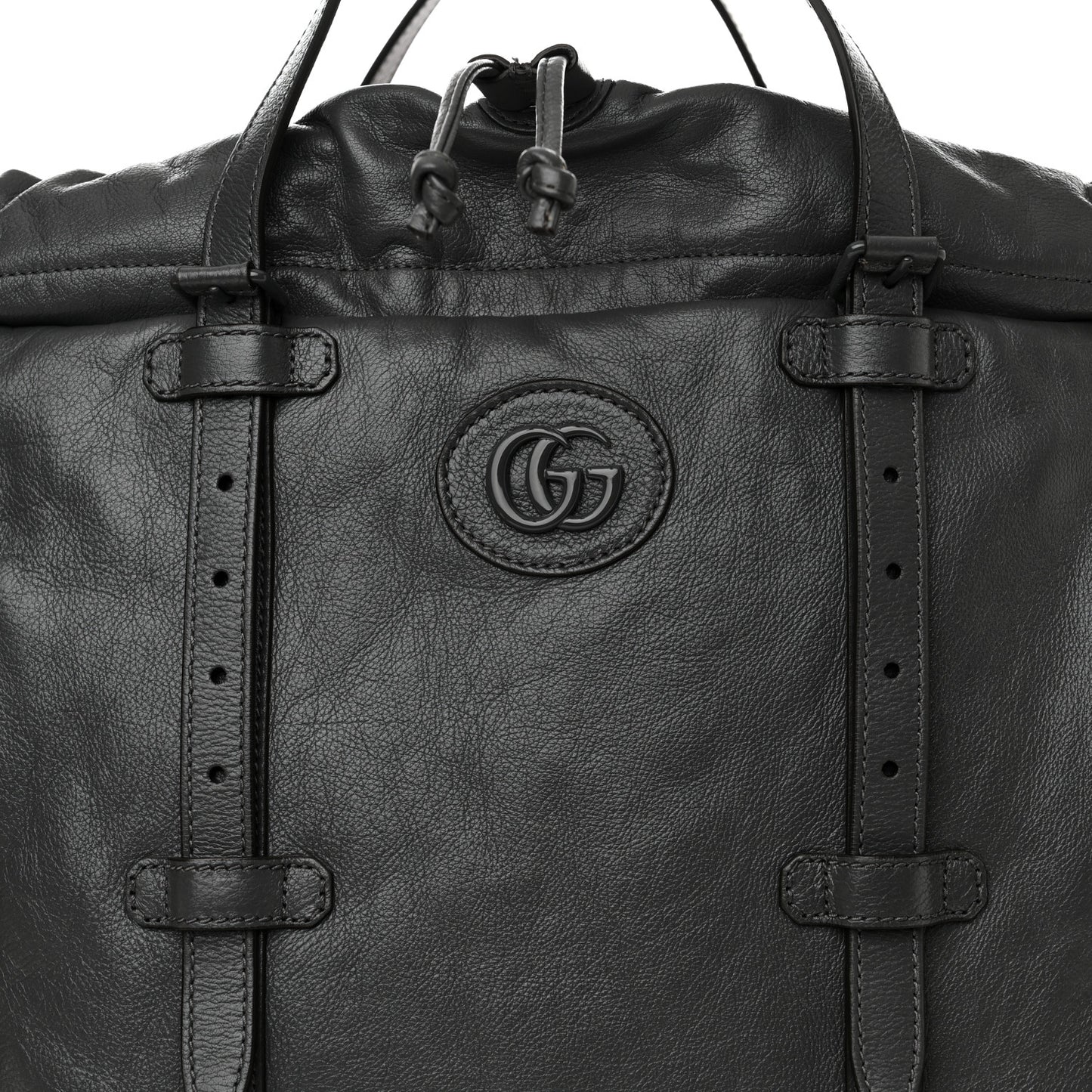 Piuma Lux Energy Monochrome Double G Drawstring Tote Grey
