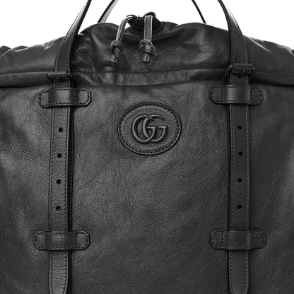 Gucci Piuma Lux Energy Monochrome Double G Drawstring Tote Grey 8 of 10