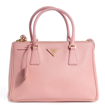 Prada Saffiano Lux Small Double Zip Tote Orchidea 1 of 9